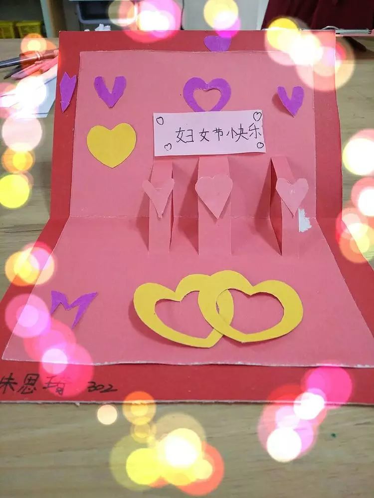 立體三八婦女節賀卡_立體賀卡婦女節制作圖片_立體賀卡婦女節制作特別好看